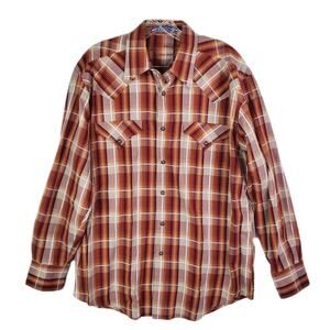 Pendleton Shirt Medium High Grade Western Wear Cowboy Pearl Snap Rio Long Sleeve